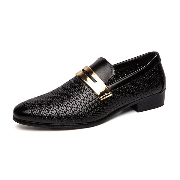 summer formal men pu leather shoes pointed toe business shoes hollow outs breathable party men fashion slip on shoe, Black
summer formal men pu leather shoes pointed toe business shoes hollow outs breathable party men fashion slip on shoe, Black