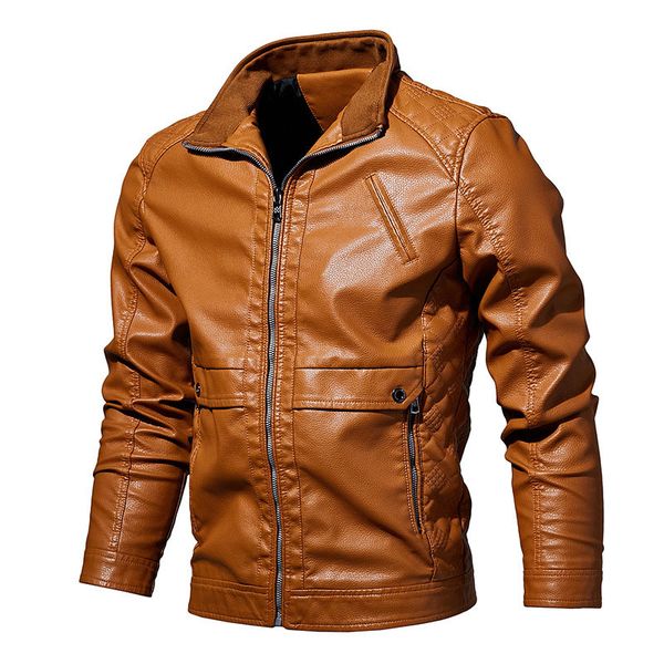 2019 designer new spring casual pu leather jacket men faux embroidery jackets bomber warm coat autumn baseball jacket wholesale, Black;brown
2019 designer new spring casual pu leather jacket men faux embroidery jackets bomber warm coat autumn baseball jacket wholesale, Black;brown