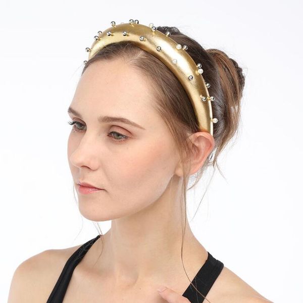 fashion simple women's hairbands jewelry faux pearl handmade headband female brand party hair hoop headwear for women gift, Golden;white
fashion simple women's hairbands jewelry faux pearl handmade headband female brand party hair hoop headwear for women gift, Golden;white