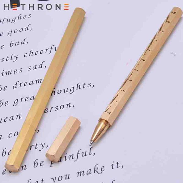 hethrone 1pc high luxury gold multifunction minimalism superfine stationery copper ballpen lapices for writing office supplies, Blue;orange
hethrone 1pc high luxury gold multifunction minimalism superfine stationery copper ballpen lapices for writing office supplies, Blue;orange