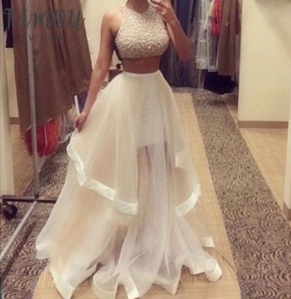 evening party dresses women lady dress two piece beaded formal party sleeveless long pageant dress ball gown dresses, Black;gray
evening party dresses women lady dress two piece beaded formal party sleeveless long pageant dress ball gown dresses, Black;gray