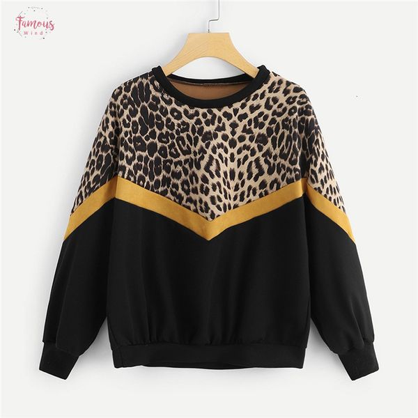 leopard panel shoulder sweatshirt long sleeve o-neck pullover fashion autumn drop women casual sweatshirts drop shipping, Black
leopard panel shoulder sweatshirt long sleeve o-neck pullover fashion autumn drop women casual sweatshirts drop shipping, Black