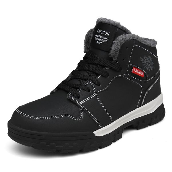 winter cotton shoes men casual boots leisure ankle boots fashion shoes sport lace up big size plush shoes zy637, Black
winter cotton shoes men casual boots leisure ankle boots fashion shoes sport lace up big size plush shoes zy637, Black