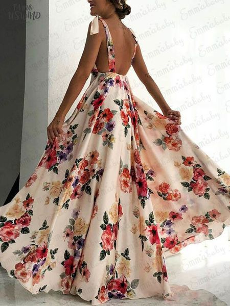 floral print women summer sleeveless v neck backless vintage long boho party cocktail casual loose beach pink dress, Black;gray
floral print women summer sleeveless v neck backless vintage long boho party cocktail casual loose beach pink dress, Black;gray