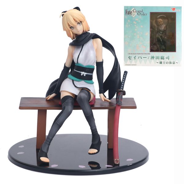 17 см аниме судьба / grand order sakura saber okita souji фигурки janpanese аниме пвх коллекционная модель игрушки t200618
17 см аниме судьба / grand order sakura saber okita souji фигурки janpanese аниме пвх коллекционная модель игрушки t200618
