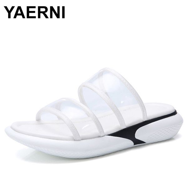 yaerni2019 summer women slippers jelly shoes ladies slip on slippers for indoor women transparent platform beach slipperse1326, Black
yaerni2019 summer women slippers jelly shoes ladies slip on slippers for indoor women transparent platform beach slipperse1326, Black