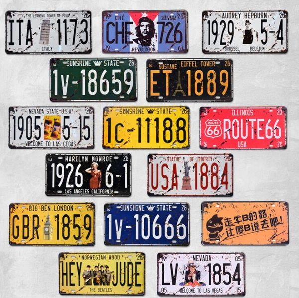6x12inch vintage tin metal signs collection (71styles) route 66 car number license plate plaque poster bar club wall garage home decoration
6x12inch vintage tin metal signs collection (71styles) route 66 car number license plate plaque poster bar club wall garage home decoration