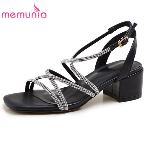 memunia 2020 new arrive women sandals crystal buckle 5cm square heel casual party shoes sweet simple beach sandals ladies, Black
memunia 2020 new arrive women sandals crystal buckle 5cm square heel casual party shoes sweet simple beach sandals ladies, Black
