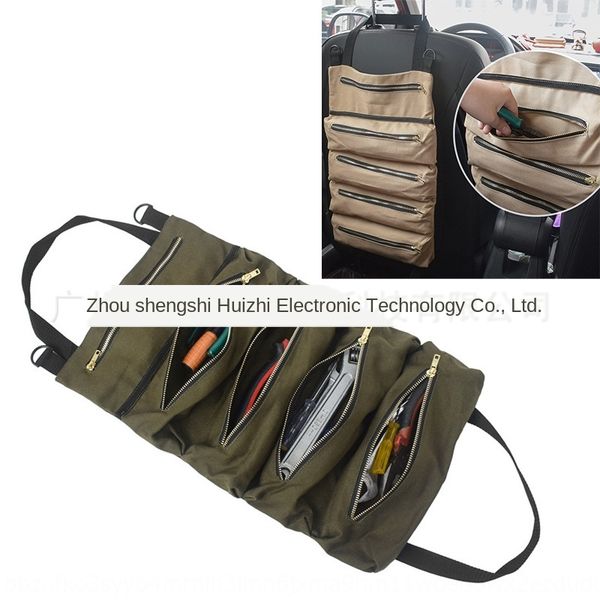 multi-function car seat hanging canvas seat storage bag variable storage bag