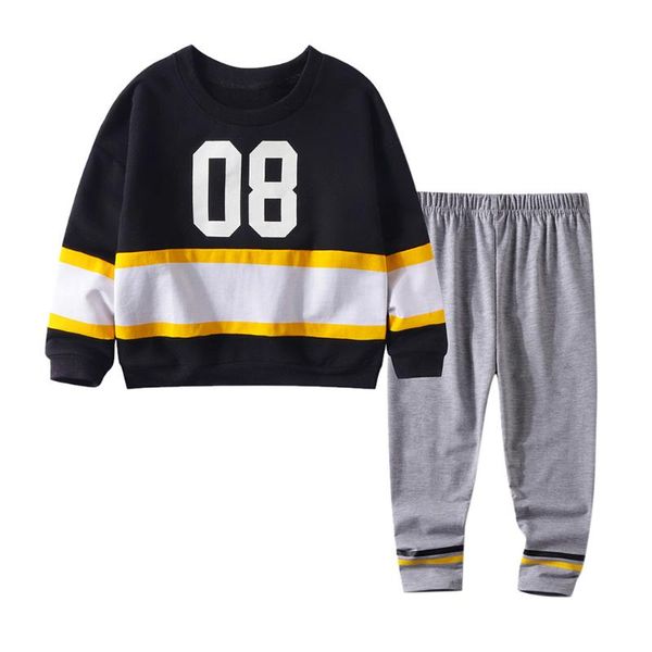 toddler boy clothes 2pcs newborn kids baby boys patchwork stripe t shirt + pants trousers sport outfits sets kid clothing, White
toddler boy clothes 2pcs newborn kids baby boys patchwork stripe t shirt + pants trousers sport outfits sets kid clothing, White