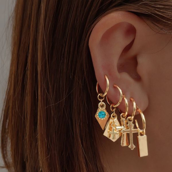 1 pair 2019 new fashion women bohemian style punk style vintage hoop earrings cartilage cross heart earrings jewelry gifts, Golden;silver
1 pair 2019 new fashion women bohemian style punk style vintage hoop earrings cartilage cross heart earrings jewelry gifts, Golden;silver