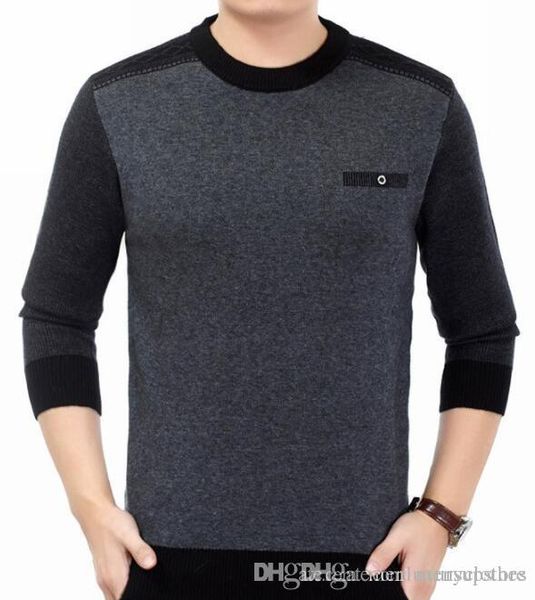 business mens gentle sweaters fathers winter autumn bottoming sweaters o-neck long sleeved knitted woolen sweatshirts, White;black
business mens gentle sweaters fathers winter autumn bottoming sweaters o-neck long sleeved knitted woolen sweatshirts, White;black