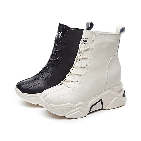 women's chunky boots 2019 spring autumn genuine leather ladies ankle boots high heels wedges woman ankle boot autumn shoes boot, Black
women's chunky boots 2019 spring autumn genuine leather ladies ankle boots high heels wedges woman ankle boot autumn shoes boot, Black