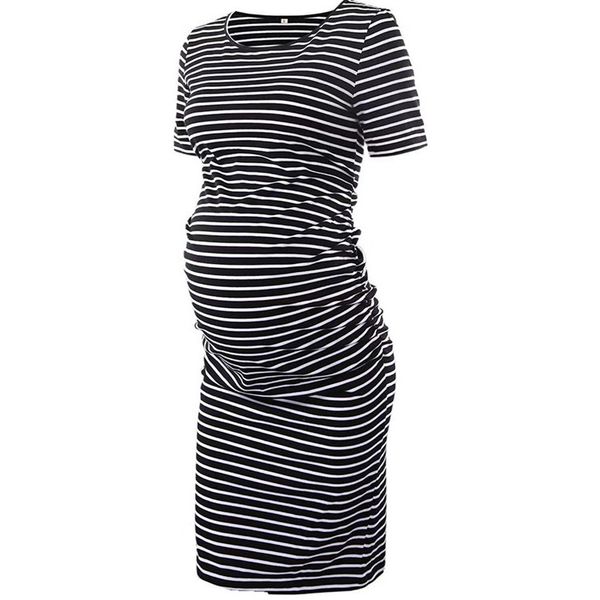 envsoll 2020 summer maternity dress o-neck short sleeve striped dresses pregnancy clothing maternity clothes for pregnant women, White
envsoll 2020 summer maternity dress o-neck short sleeve striped dresses pregnancy clothing maternity clothes for pregnant women, White