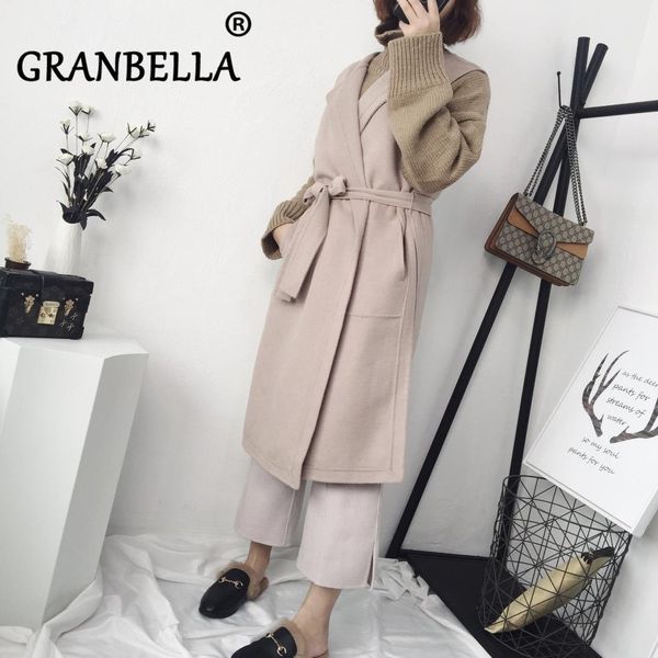 winter 2018 long warm cashmere vest women fashion gray solid belt slim outerwear stylish sleeveless good quality women coat, Black
winter 2018 long warm cashmere vest women fashion gray solid belt slim outerwear stylish sleeveless good quality women coat, Black