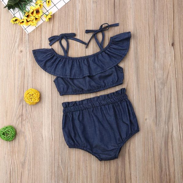 2pcs toddler kids baby girl clothes sling t-shirt +pants/shorts outfits set, White
2pcs toddler kids baby girl clothes sling t-shirt +pants/shorts outfits set, White