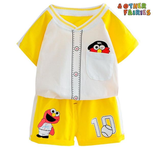 baby boy clothing summer short-sleeved shorts two-piece suit cotton cartoon baseball short-sleeved t-shirt casual baby boy suit, White
baby boy clothing summer short-sleeved shorts two-piece suit cotton cartoon baseball short-sleeved t-shirt casual baby boy suit, White