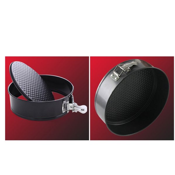 2x master class 8\" non-stick round loose base cake pan pork pie masterclass
2x master class 8\" non-stick round loose base cake pan pork pie masterclass