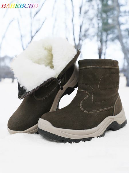 wool snow boots men's fur one northeast warm and thickened winter cotton shoes outdoor waterproof and antiskid high boots, Black
wool snow boots men's fur one northeast warm and thickened winter cotton shoes outdoor waterproof and antiskid high boots, Black
