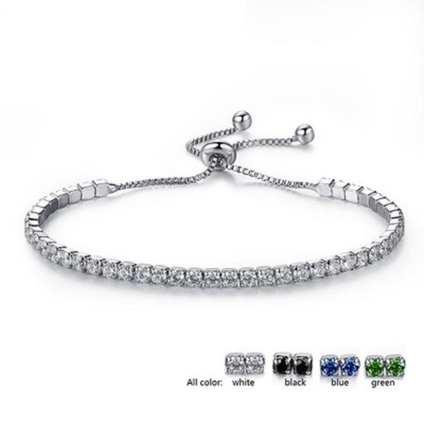 crystal clear rhinestone bracelet chain for women elegant silver plating cubic zircon bracelet jewelry fit party wedding dhl free, Black
crystal clear rhinestone bracelet chain for women elegant silver plating cubic zircon bracelet jewelry fit party wedding dhl free, Black