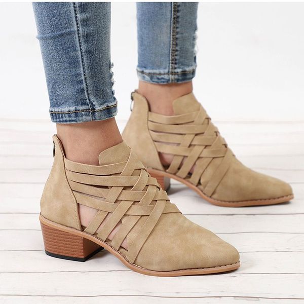 low heels women ankle boots pointed toe hollow platform brogue shoes casual slip on oxfords plus size 35-43 xwx7042, Black
low heels women ankle boots pointed toe hollow platform brogue shoes casual slip on oxfords plus size 35-43 xwx7042, Black