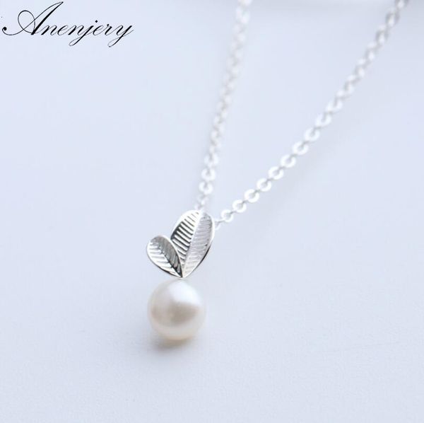 925 sterling silver necklace bud leaf simulated pearl clavicle necklace for women choker collar (+)
925 sterling silver necklace bud leaf simulated pearl clavicle necklace for women choker collar (+)