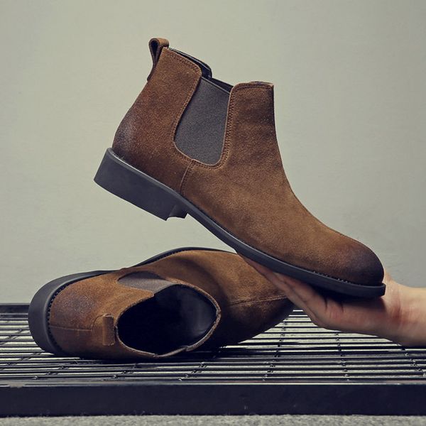boots yomior fashion winter men brown slip-on cow leather trend man leisure ankle black high casual shoes
boots yomior fashion winter men brown slip-on cow leather trend man leisure ankle black high casual shoes