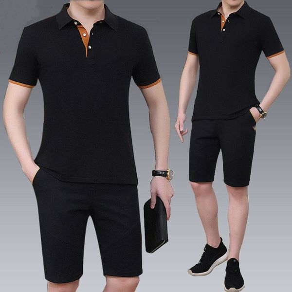 summer sports suit men's cotton casual suit men's sportswear, Gray 
summer sports suit men's cotton casual suit men's sportswear, Gray