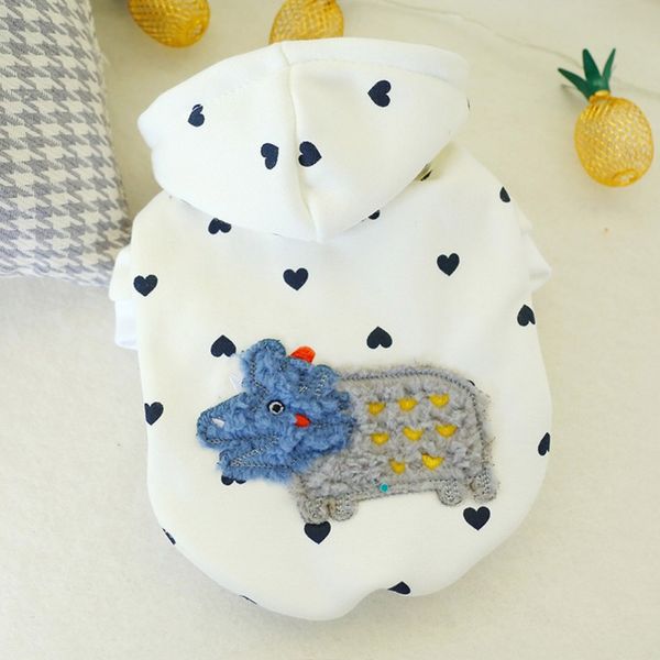 dog sweet leisure animal coat hoodie pet winter thickening costume hooded jacket cartoon dinosaur hoodie for small dogs
dog sweet leisure animal coat hoodie pet winter thickening costume hooded jacket cartoon dinosaur hoodie for small dogs