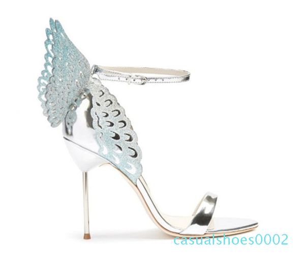 women colorful butterfly sandals ankle wrap angel wings stiletto high heels gladiator sandals party wedding shoes woman c02, Black
women colorful butterfly sandals ankle wrap angel wings stiletto high heels gladiator sandals party wedding shoes woman c02, Black
