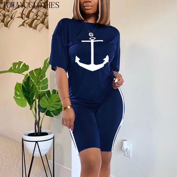 boat anchor print women 2 piece tracksuit set and shorts set summer chic suits causal wear, White
boat anchor print women 2 piece tracksuit set and shorts set summer chic suits causal wear, White