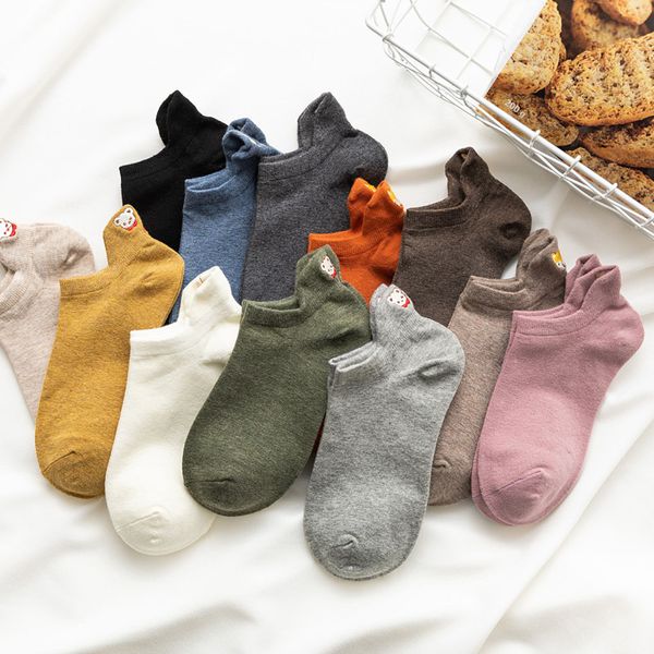 fashion 1pair cute cartoon embroidery students women short socks dog cat animal cotton socks girls funny ankle, Black;white
fashion 1pair cute cartoon embroidery students women short socks dog cat animal cotton socks girls funny ankle, Black;white