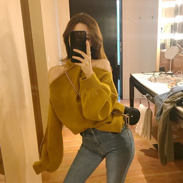 2018 fashion new style sense of design autumn and winter elegant warm versatile cross careful machine off-shoulder halter soft s, Black
2018 fashion new style sense of design autumn and winter elegant warm versatile cross careful machine off-shoulder halter soft s, Black