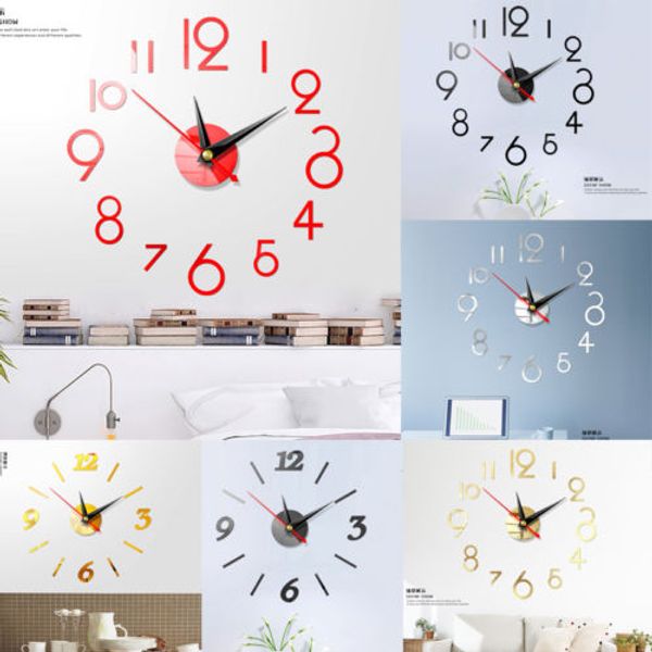 modern diy large digital wall clocks 3d acrylic mirror surface sticker living room home decoration quartz needle art design new
modern diy large digital wall clocks 3d acrylic mirror surface sticker living room home decoration quartz needle art design new