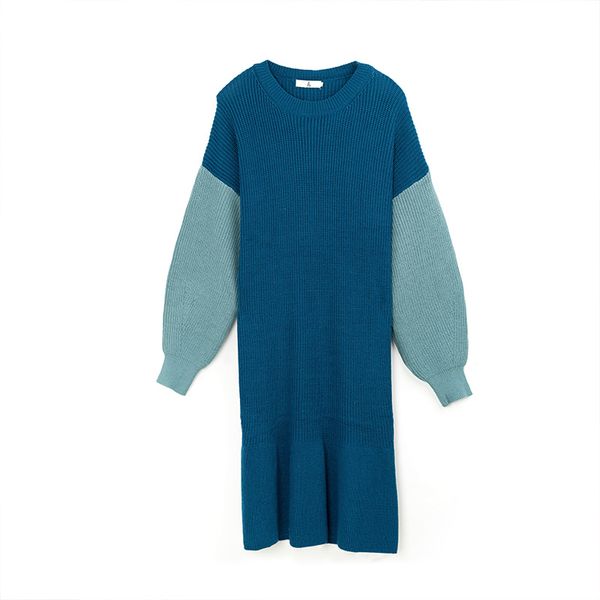 2020 winter new korean fat mm large women's plus fat round neck splicing sleeve wool dress, Black;gray
2020 winter new korean fat mm large women's plus fat round neck splicing sleeve wool dress, Black;gray