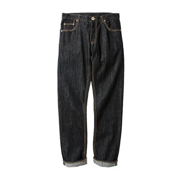 mbbcar narrow original west harajuku heavyweight wash and desizing black bull red ear tannin straight tube jeans, Blue
mbbcar narrow original west harajuku heavyweight wash and desizing black bull red ear tannin straight tube jeans, Blue