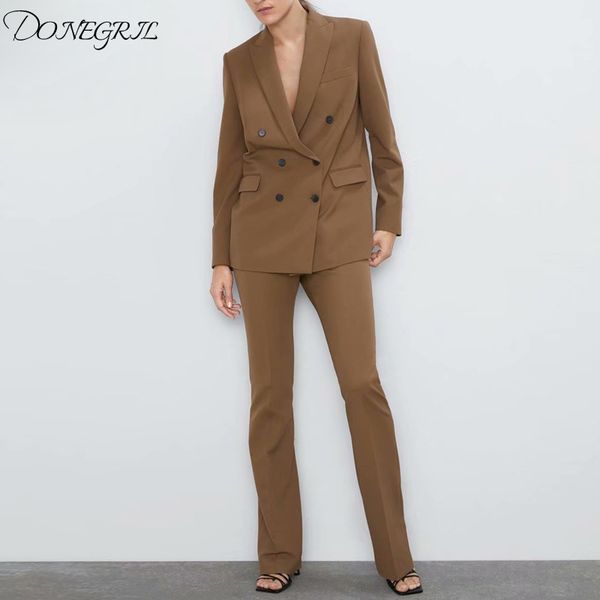 2020 new suit pants set two-piece female buttons casual blazer high waist flare pants set elegant women working wearing, White;black
2020 new suit pants set two-piece female buttons casual blazer high waist flare pants set elegant women working wearing, White;black