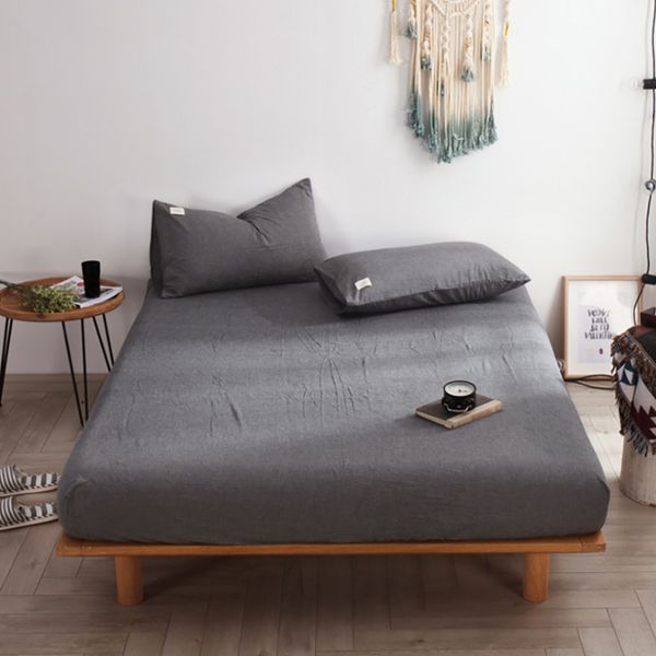 100% cotton fitted sheet solid bed sheets washable with 360 elastic edging rubber band grey mattress cover soft comfortable
100% cotton fitted sheet solid bed sheets washable with 360 elastic edging rubber band grey mattress cover soft comfortable