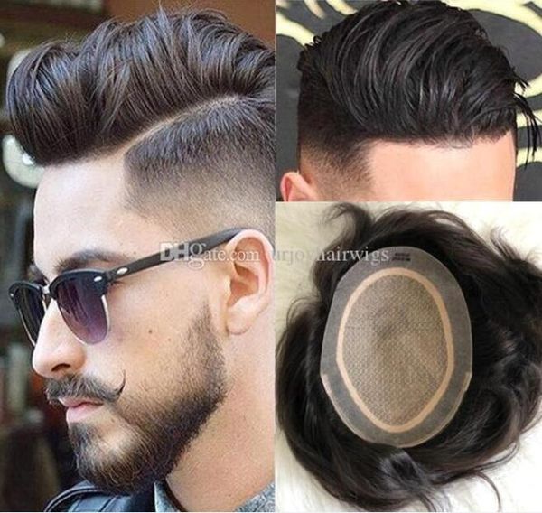 men hair wig mens hairpieces straight full silk base toupee full silk toupee chinese virgin human hair replacement wig for men, Black
men hair wig mens hairpieces straight full silk base toupee full silk toupee chinese virgin human hair replacement wig for men, Black