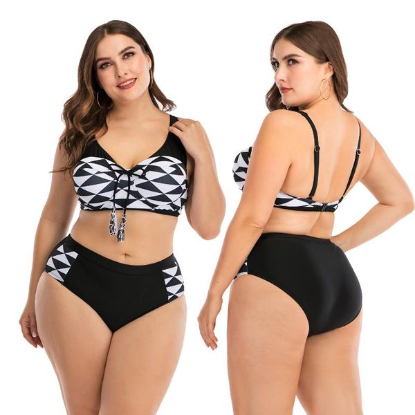 plus size women's swimsuit two piece bikini set swimwear monokini bathing suit large size bathing suits beach wear for women 4xl, White;black
plus size women's swimsuit two piece bikini set swimwear monokini bathing suit large size bathing suits beach wear for women 4xl, White;black