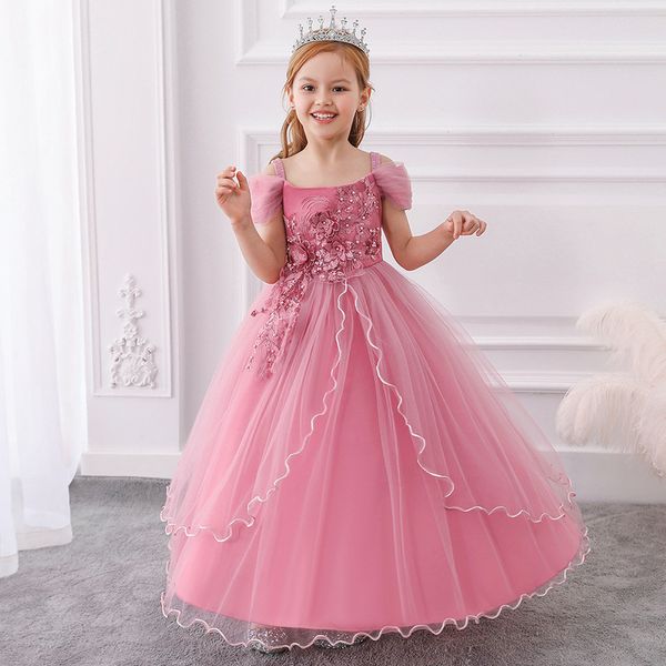 evening dress one shoulder princess flower children's wedding dress pengpeng girl's piano performance clothes, Red;yellow
evening dress one shoulder princess flower children's wedding dress pengpeng girl's piano performance clothes, Red;yellow