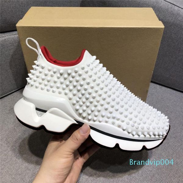 fashion luxury red bottom men women casual shoes spikes rivets rhinestone dress party walking shoes sneakers chaussures sport eur 35-46, Black
fashion luxury red bottom men women casual shoes spikes rivets rhinestone dress party walking shoes sneakers chaussures sport eur 35-46, Black