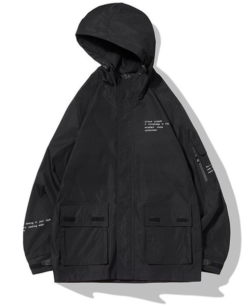 letter print mens designer jackets fashion mulit pockets panelled zipper hooded mens coats casual males clothing, Black;brown
letter print mens designer jackets fashion mulit pockets panelled zipper hooded mens coats casual males clothing, Black;brown