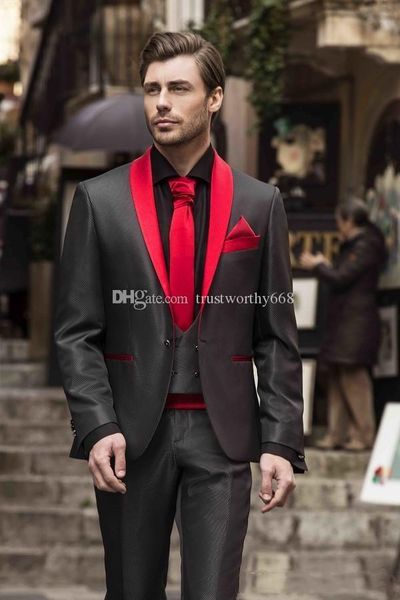 new arrival one button groomsmen shawl lapel groom tuxedos men suits wedding/prom man blazer ( jacket+pants+vest+tie) aa35, Black;gray
new arrival one button groomsmen shawl lapel groom tuxedos men suits wedding/prom man blazer ( jacket+pants+vest+tie) aa35, Black;gray