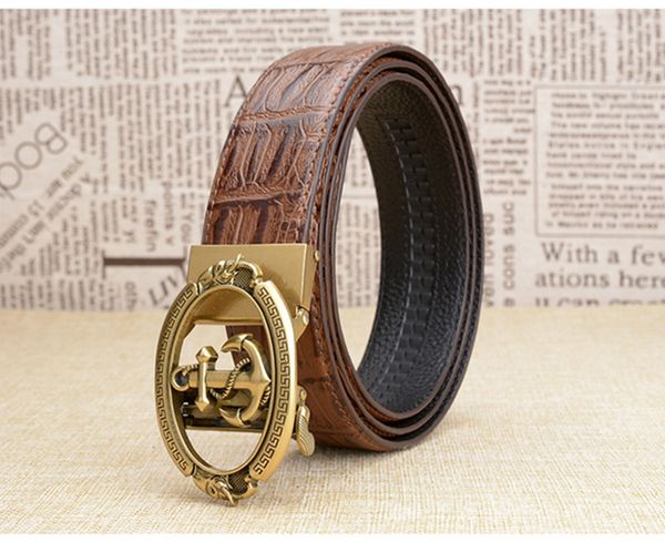 maxi new personality high-grade genuine leather automatic buckle belt men's youth leather anchor buckle layer leather belt, Black;brown
maxi new personality high-grade genuine leather automatic buckle belt men's youth leather anchor buckle layer leather belt, Black;brown