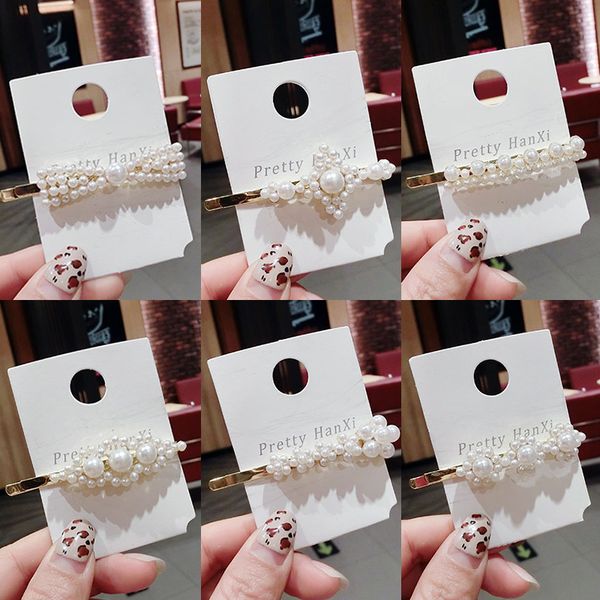 2019 new pearl hairpin women girls hair clips for women head accessories, Black;brown
2019 new pearl hairpin women girls hair clips for women head accessories, Black;brown