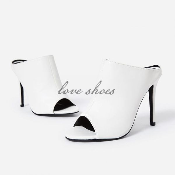 latest design ladies open toe open back big vamp high heels women mules slippers stiletto heels white pu sandals, Black
latest design ladies open toe open back big vamp high heels women mules slippers stiletto heels white pu sandals, Black
