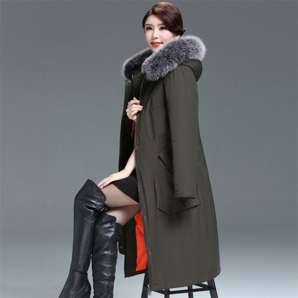 duck winter new 2020 down jacket women long slim parka coat female down jackets with real fur collar plus size women's outerwear, Black
duck winter new 2020 down jacket women long slim parka coat female down jackets with real fur collar plus size women's outerwear, Black