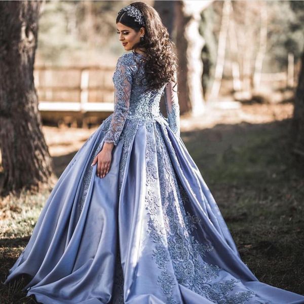 vintage muslim 2020 blue lace evening dresses crew with full sleeves puffy ball gowns saudi arabic prom gowns lace up vestido formatura, Black;red
vintage muslim 2020 blue lace evening dresses crew with full sleeves puffy ball gowns saudi arabic prom gowns lace up vestido formatura, Black;red