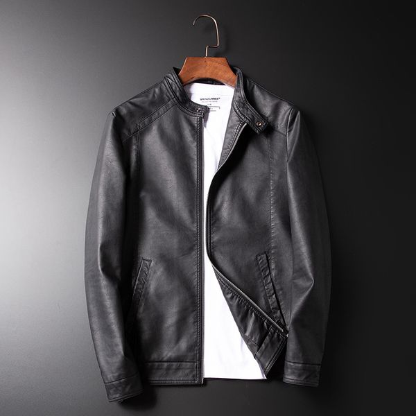 new men leather suede jacket fashion autumn motorcycle pu leather clothes male winter jackets outerwear faux coat m-5xl, Black
new men leather suede jacket fashion autumn motorcycle pu leather clothes male winter jackets outerwear faux coat m-5xl, Black